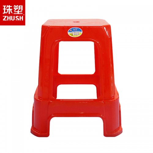 塑料凳子批发家用成人塑料凳子加厚红色塑料方凳现代简约高凳
