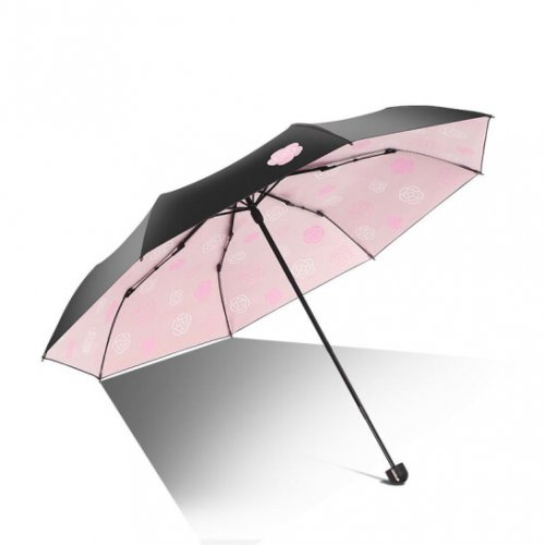 天堂伞（UPF50+）超强防晒防紫外线太阳伞 粉色
