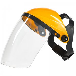 雪迪 A7 黄色 PVC防飞溅头戴式防护面罩