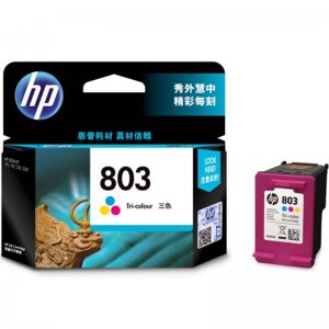 惠普HP 803 彩色 墨盒...