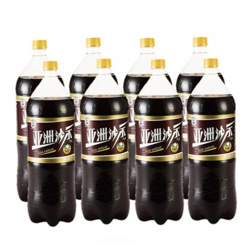 8瓶装亚洲沙示汽水2L 碳酸饮料年货整箱经典怀旧可乐2l沙士