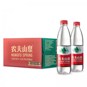 农夫山泉 饮用水 饮用天然水550ml普通装 单瓶