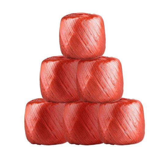 塑料打包绳撕裂绳 尼龙捆扎绳 包装绳 塑料绳捆绑绳 捆扎带红色  尼龙绳