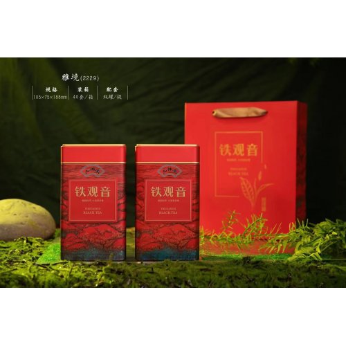 龙神寨 铁观音 2023年新茶味正香醇礼盒装2罐/盒茶叶