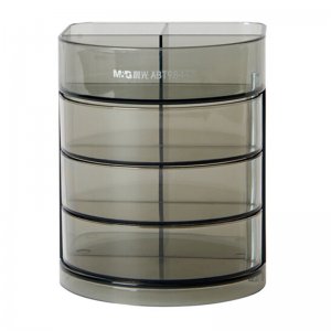 晨光(M&G)ABT98447四层组合型塑料笔筒桌面收纳盒 单个装