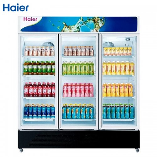 海尔（Haier）海尔冷藏展示柜立式商用 饮料柜保鲜大冰柜 海尔风冷冷柜 1050-G 海尔冷柜