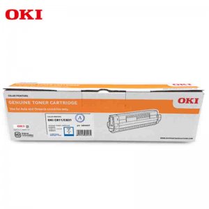 OKI C811/831DN青色墨粉 原装打印机青色大容量墨粉 货号44844527