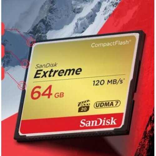 闪迪（SanDisk）64GB CF（CompactFlash）存储卡 UDMA7 至尊极速版