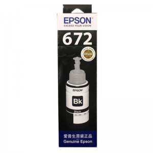 爱普生T6721黑色墨水...