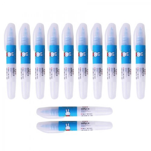 晨光（M&G）荧光笔 记号笔 米菲香味彩色标记笔 学生文具 办公用品 MF5301 蓝色1盒12支装