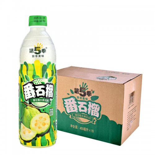 饮料推荐健力宝（JIANLIBAO）中国的味道老品牌饮料 第五季第5季番石榴450ml*15瓶整箱