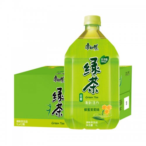 康师傅绿茶1L*12蜂蜜...