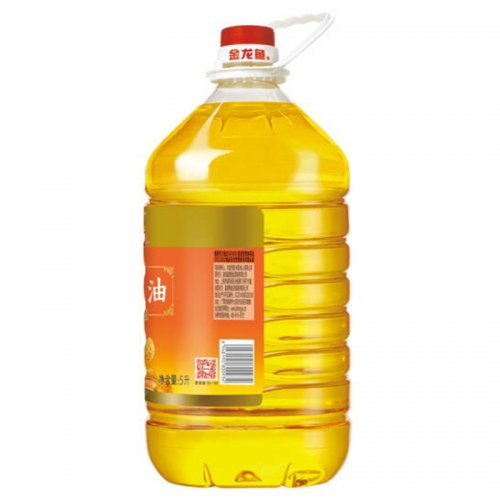 金龙鱼 食用油 压榨 浓香花生油5L